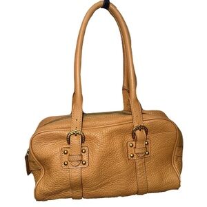 Vintage Dooney Bourke Top Handle Leather Satchel